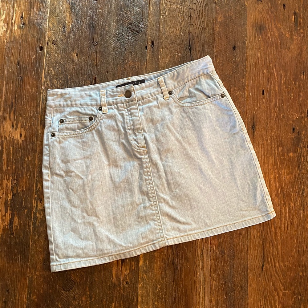 Theory Denim Skirt, Size 4 - Picture 8 of 8